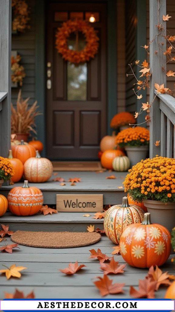 Hand-Painted Pumpkins