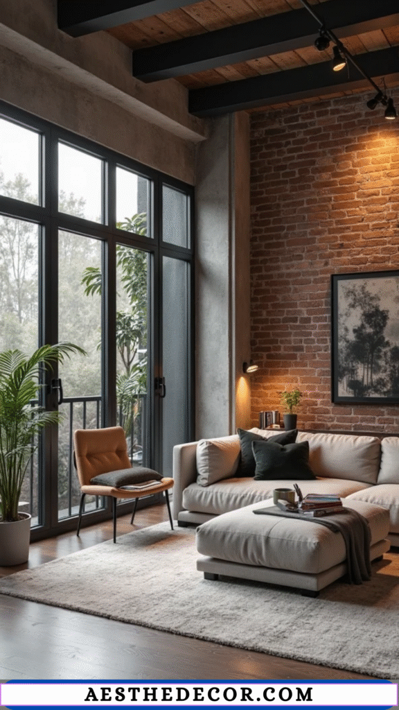 16 Home Office in Living Room Divider Ideas You’ll Love 11 Industrial Style Dividers