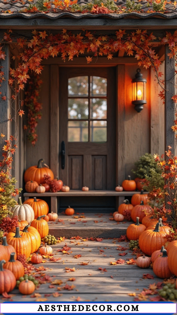 15 Cozy Fall Entryway Decor Ideas to Welcome the Season 13 Lantern Decor Pieces