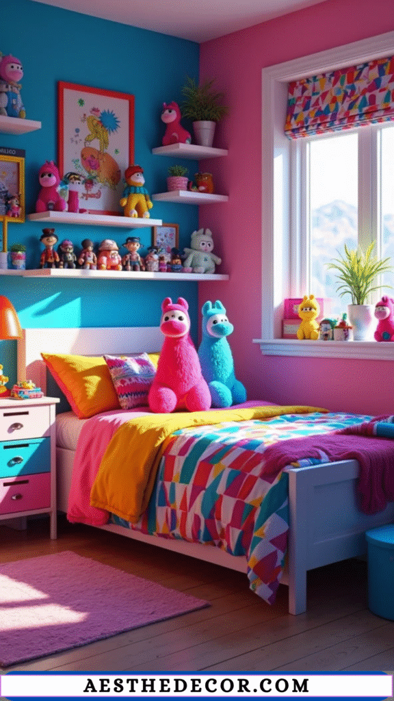16 Easy Gamer Theme Bedroom Ideas Every Kid Will Love 8 Loot Llama Plush & Accessories