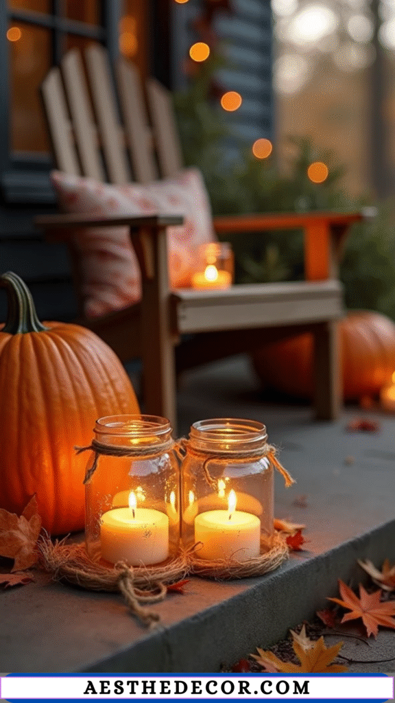 Mason Jar Candle Holders
