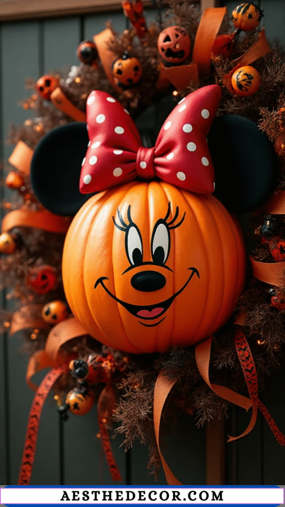 Minnie Bow Pumpkin 