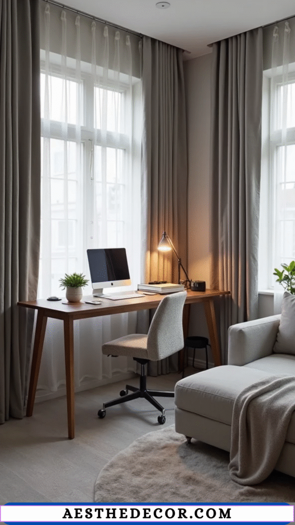 24 Minimalist Living Room Office Combo Ideas 13 Monochrome Themes