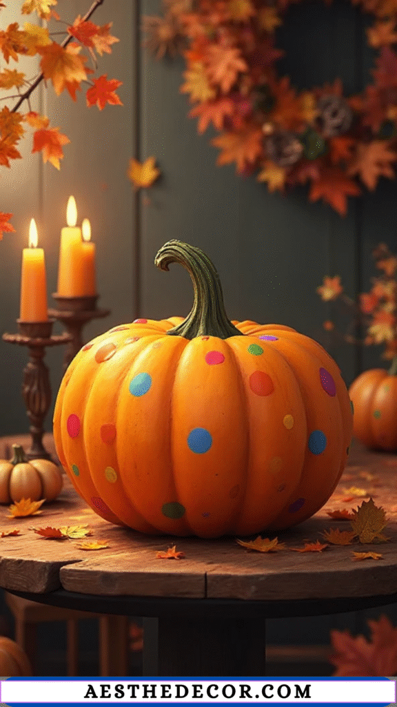 Polka Dot Pumpkins 