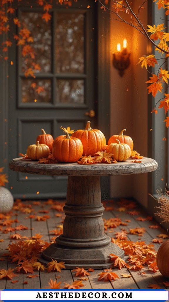 15 Cozy Fall Entryway Decor Ideas to Welcome the Season 23 Pumpkin Centerpieces