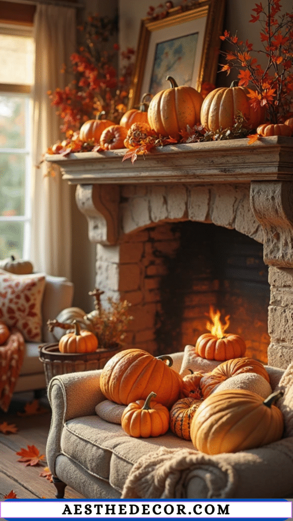 19 Fall Living Room Decor Ideas for a Cozy Home 3 Pumpkin Crafts