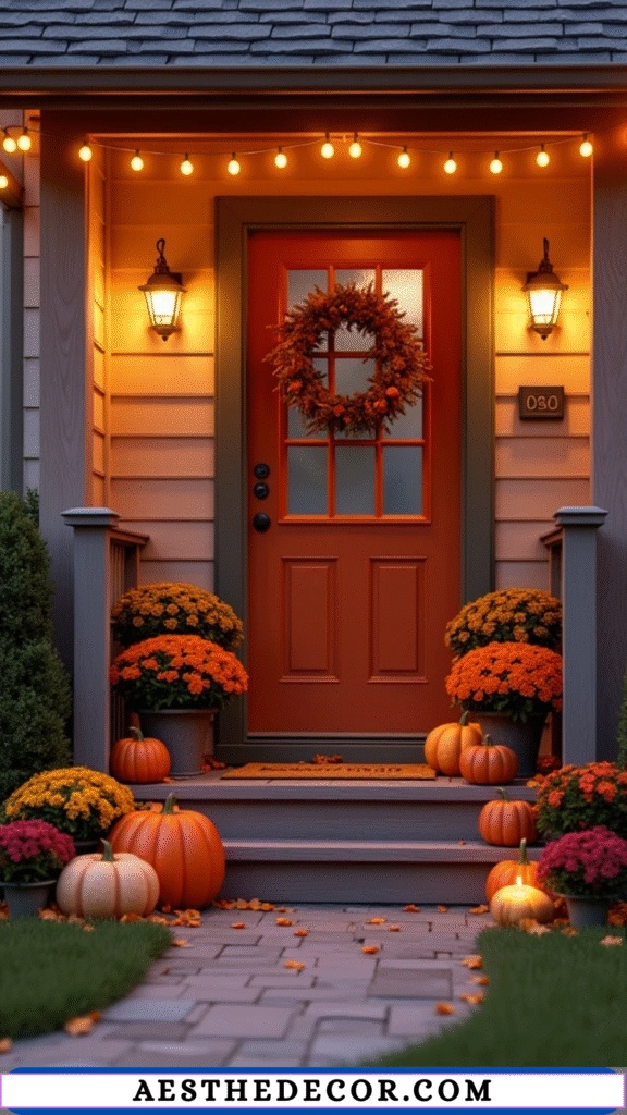 Pumpkin-Shaped Lights