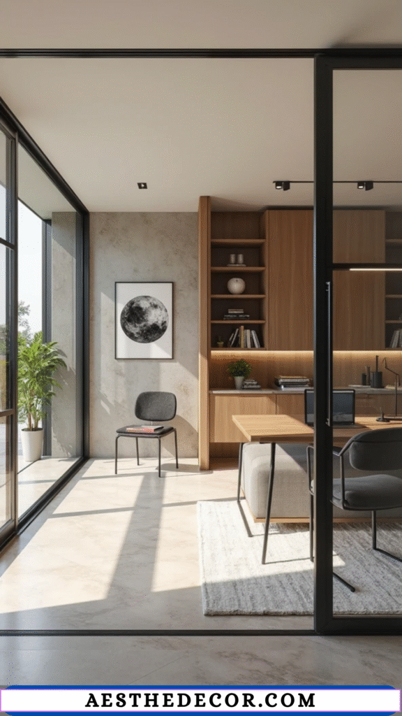 16 Home Office in Living Room Divider Ideas You’ll Love 16 Sliding Wall Systems
