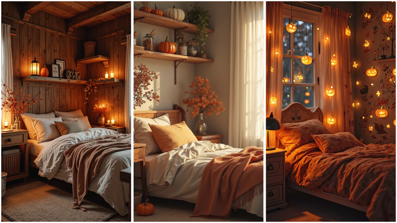 17 Creative Fall Decor for Bedroom DIY Ideas