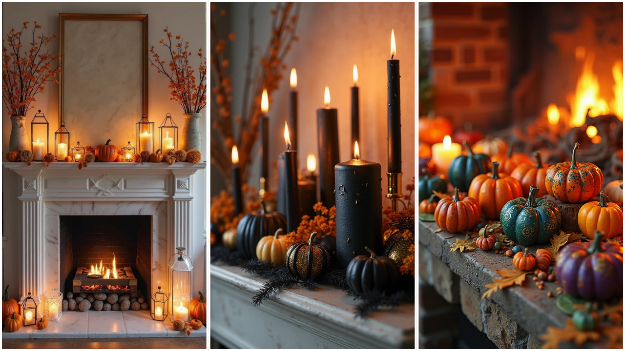 16 Halloween Mantel Decor Ideas for Every Style