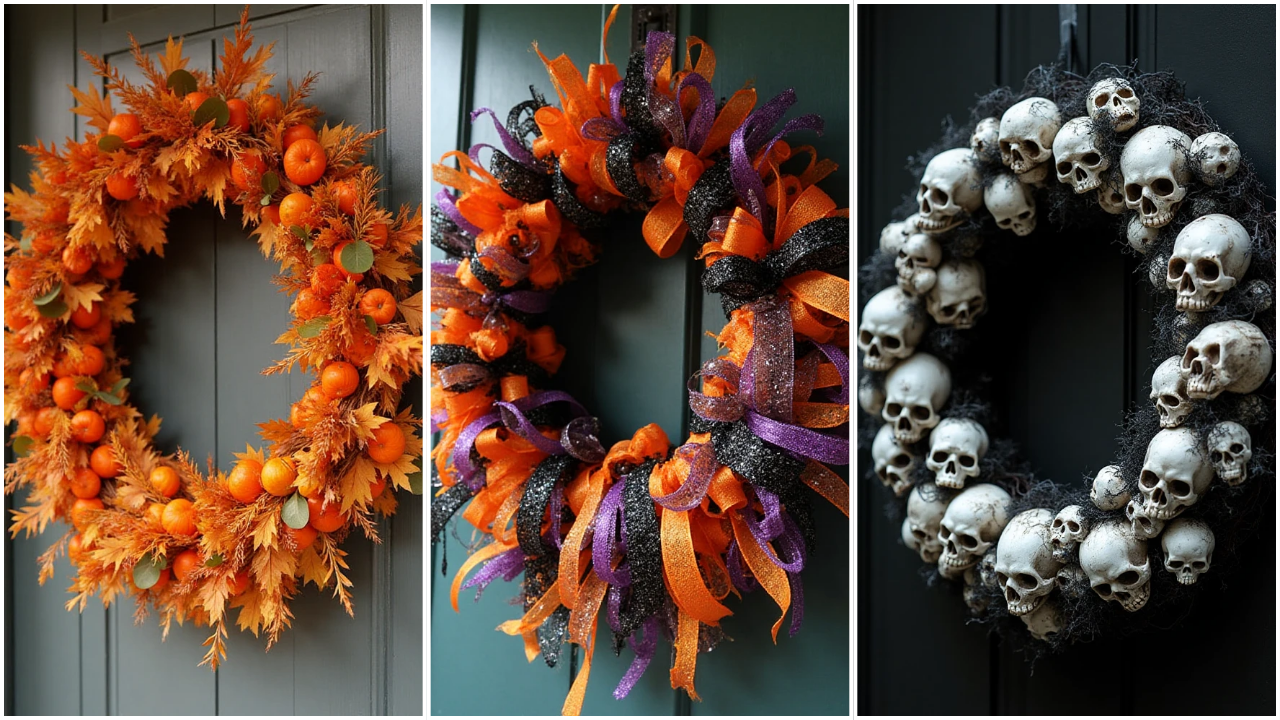 17 Spooky and Fun Halloween Dollar Tree Wreath Ideas
