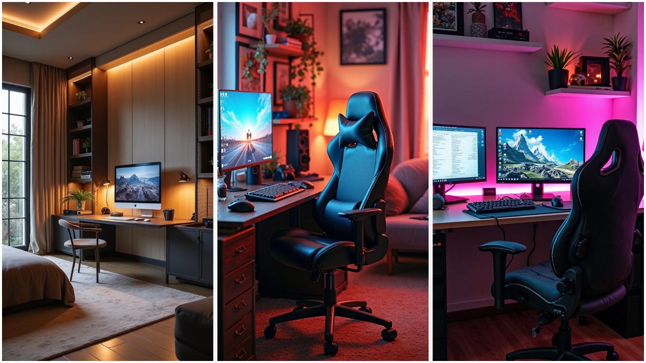 19 Small Office and Game Room Combos for Work and Play