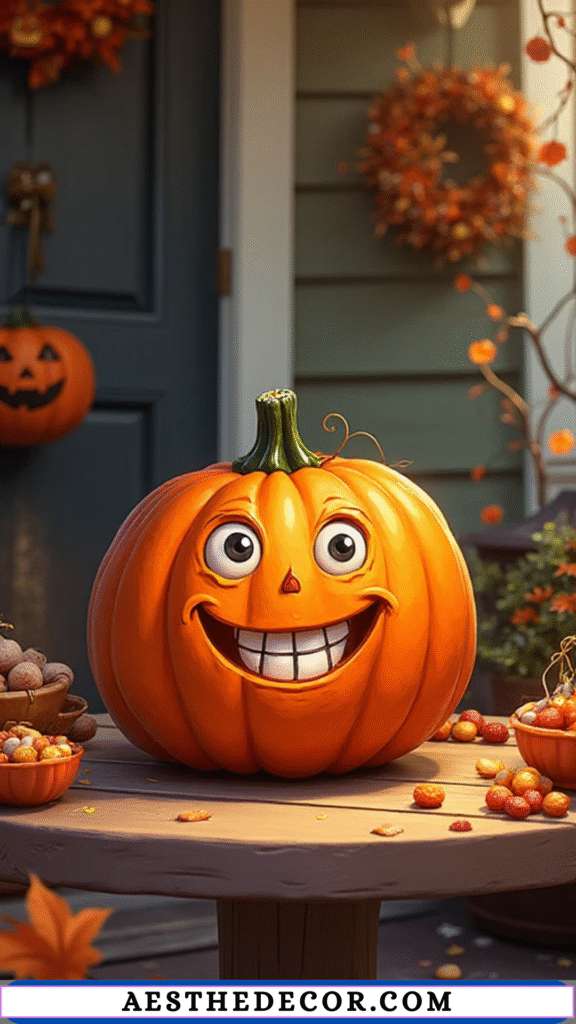 Smiley Face Pumpkins 