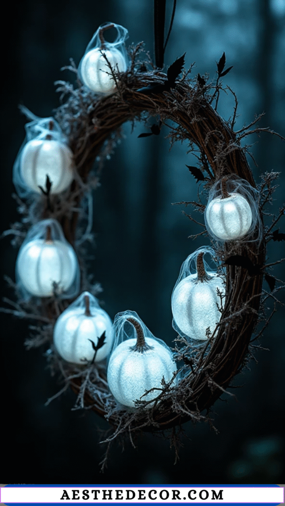 Spooky Ghost Pumpkins