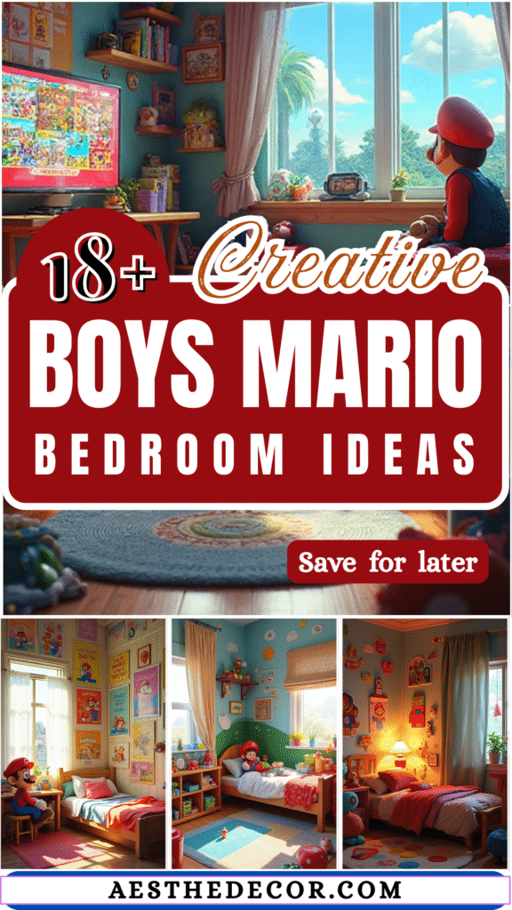 19 Boys Mario Bedroom Ideas for Fun and Creative Spaces