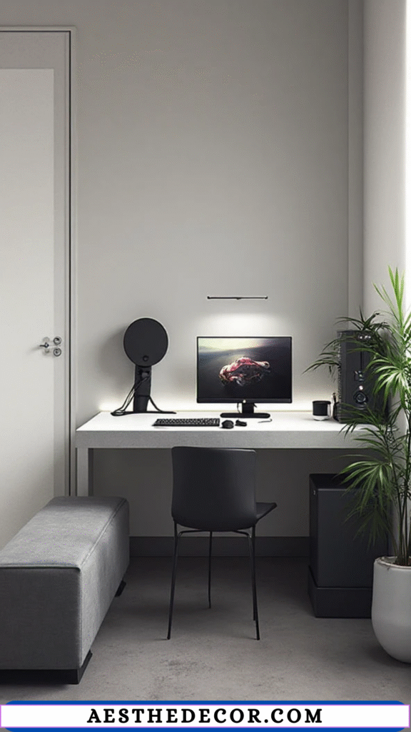 16 Minimalist Gamer Bedroom Ideas for Teens 3 Choosing the Right Desk