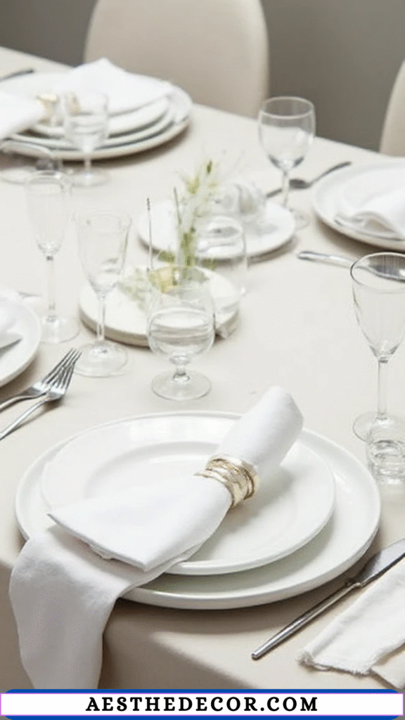 Clean Table Settings