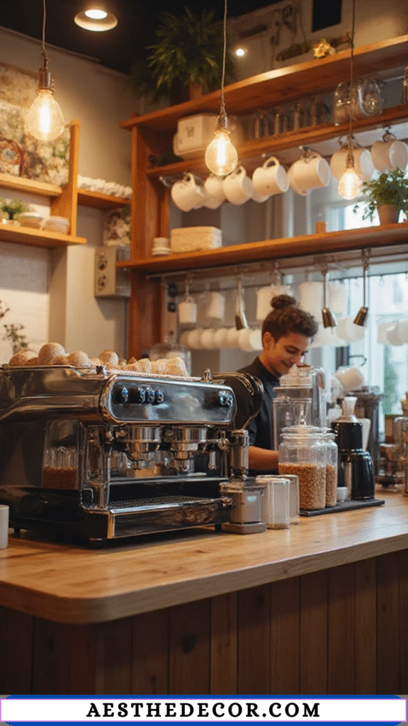 20 Amazing Coffee Bar Ideas for Small Apartments 21 Cup Hooks and Holders