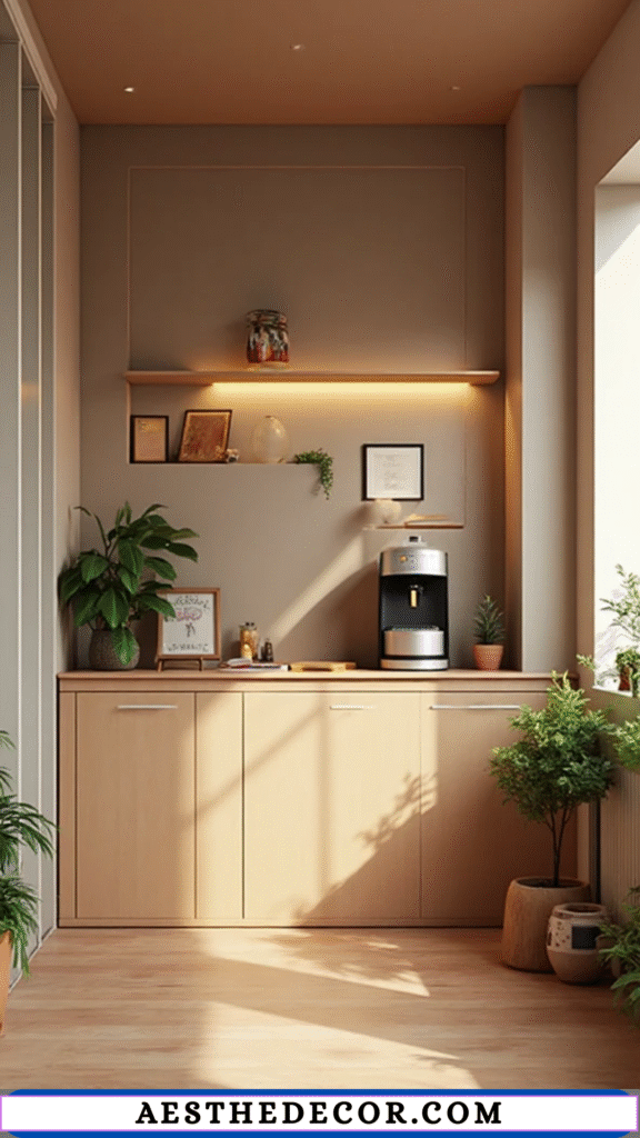 20 Amazing Coffee Bar Ideas for Small Apartments 17 Minimal Decorations