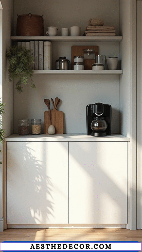 20 Amazing Coffee Bar Ideas for Small Apartments 14 Neutral Colors for Style