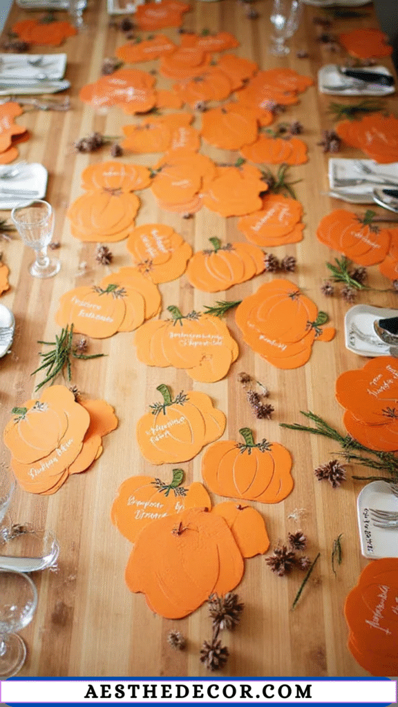 Pumpkin Cut-Out Cards