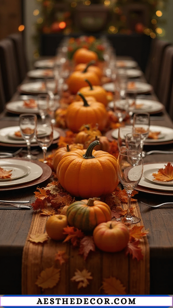 Seasonal Fruits and Leaves Decor