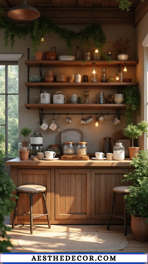 20 Amazing Coffee Bar Ideas for Small Apartments 7 Simple Green Plants