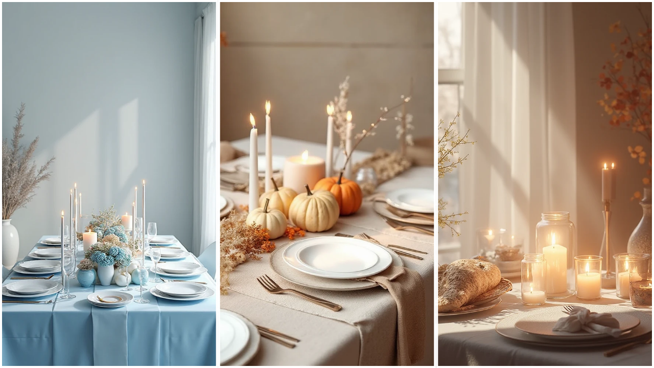 16 Stunning Minimalist Thanksgiving Table Ideas