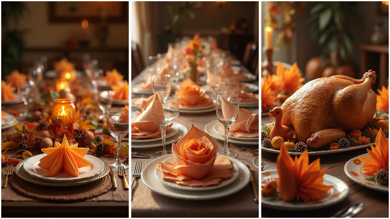 20 Creative Thanksgiving Napkin Folding Ideas for Your Table
