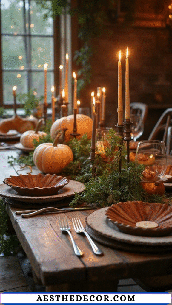 Wood and Metal Table Accents
