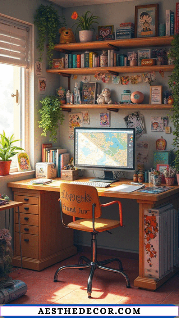 16 Epic Anime Bedroom Ideas Every Boy Will Love 13 Anime-Inspired Desk and Chair