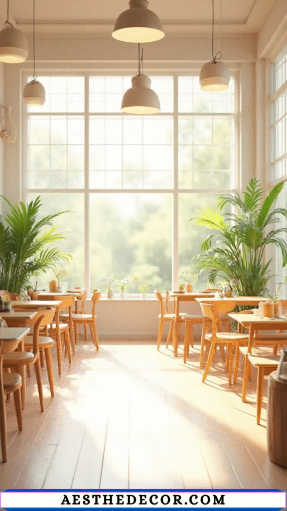 16 Cozy Coffee Shop Ideas for Stylish, Small, and Inviting Spaces 7 Bright and Airy Colors