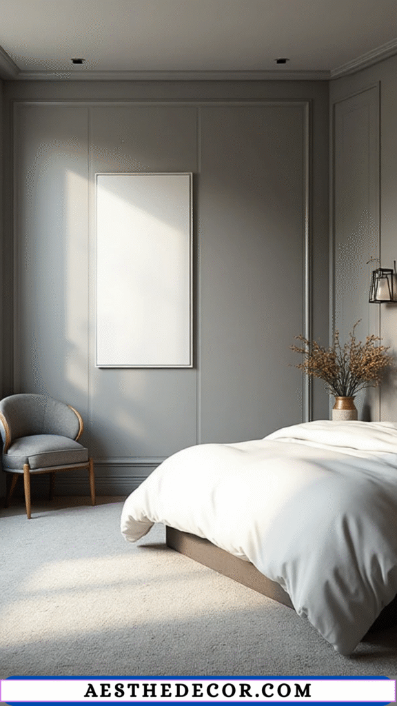 20 Minimalist Bedroom Decor Ideas for Men to Transform Your Space Today 14 Monochrome Theme