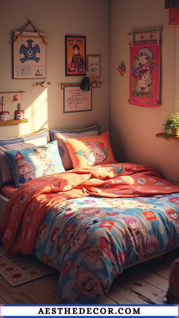 16 Epic Anime Bedroom Ideas Every Boy Will Love 11 Themed Bedsheets and Blankets