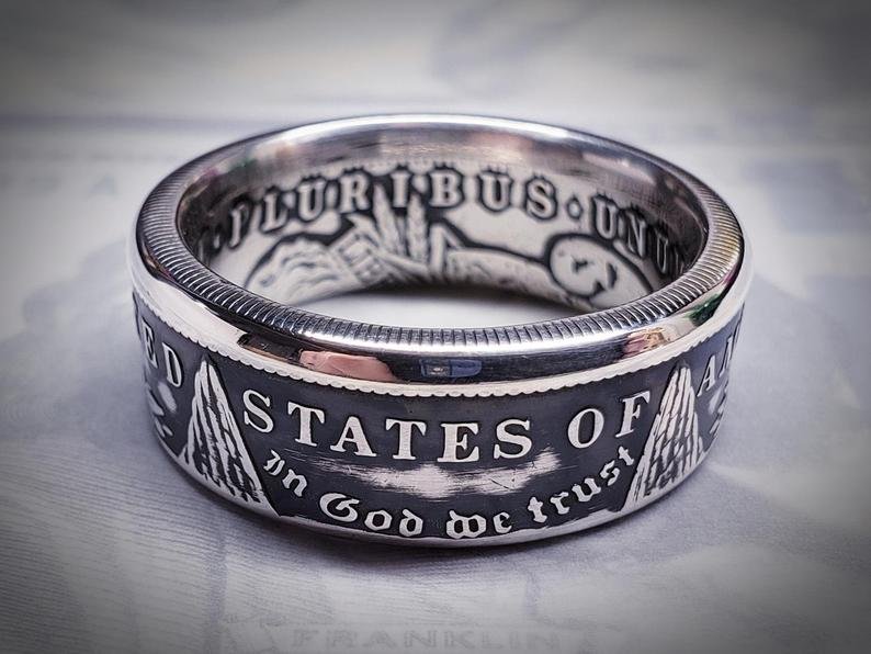 Morgan Silver Dollar Coin Ring | Made from 999 Fine Silver