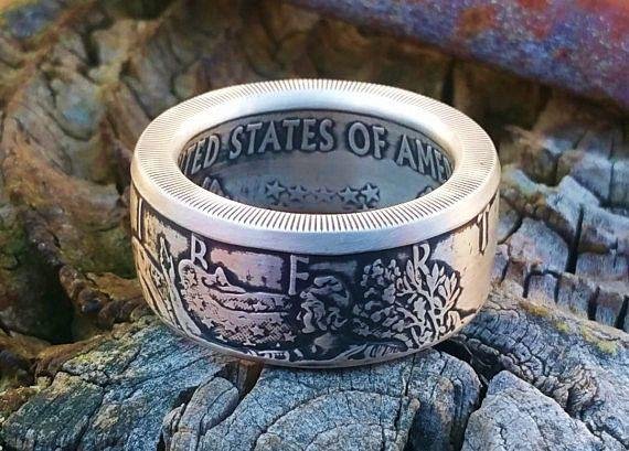 Eagle Ring | American Silver Eagle Coin Ring (999) Pure Silver Bullion