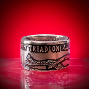 Dont Tread On Me Ring | Coinage Rings® | Made from 999 Fine Silver